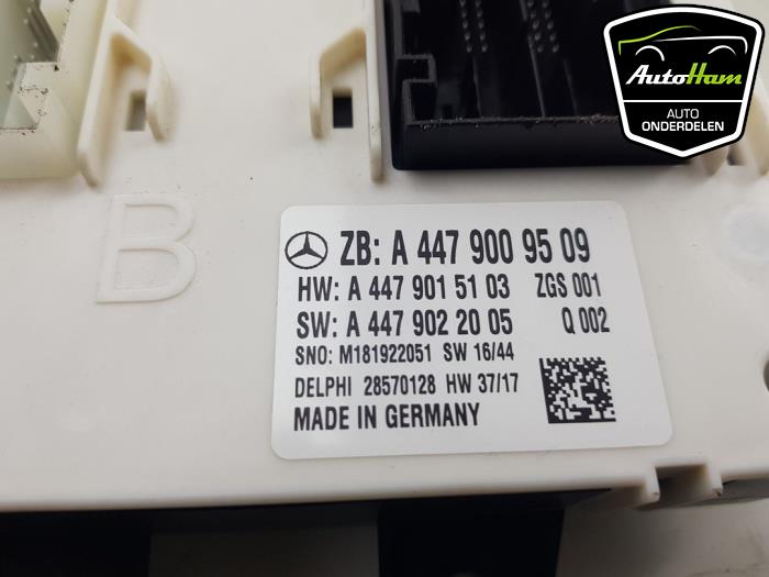Sterownik Body Control z Mercedes-Benz Vito (447.6) 2.2 116 CDI 16V 2018