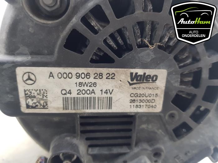 Alternador Generador Mercedes W207 W212 W906 Motor Diesel 200A 14V
