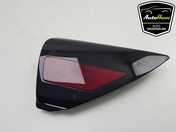Reflector tail light garnish panel from a Tesla Model 3 EV AWD 2020