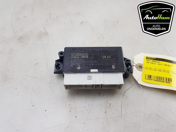 PDC Module from a Volkswagen Polo V (6R) 1.0 TSI 12V BlueMotion 2016