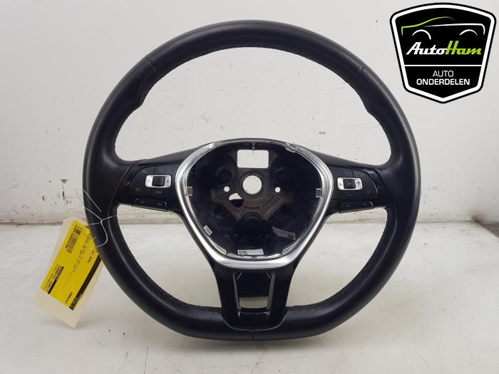 Steering wheel from a Volkswagen Polo V (6R) 1.0 TSI 12V BlueMotion 2016