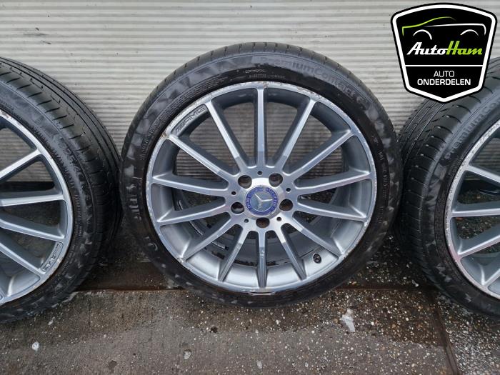Sport rims set + tires Mercedes CLA 1.6 CLA-180 16V - A17640102007X21 ...