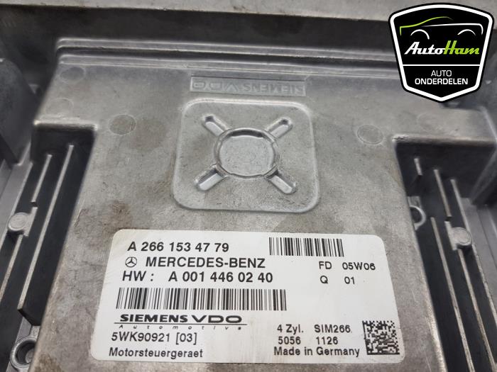 Engine management computer from a Mercedes-Benz A (W169) 1.7 A-170 2005