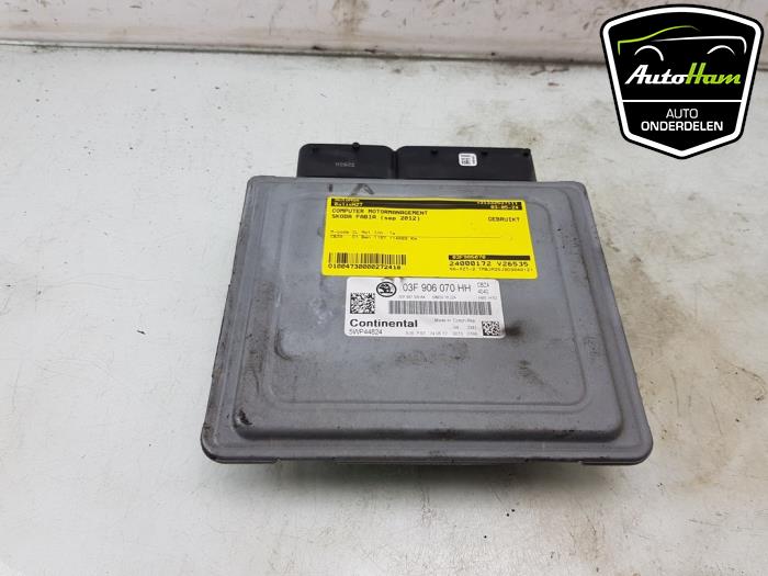 Used Engine management computer Skoda Fabia II Combi 1.2 TSI Price € 65,00 Margin scheme offered by AutoHam