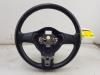 Steering wheel from a Volkswagen Polo V (6R), 2009 / 2017 1.2 TDI 12V BlueMotion, Hatchback, Diesel, 1.199cc, 55kW (75pk), FWD, CFWA, 2009-10 / 2014-05 2011
