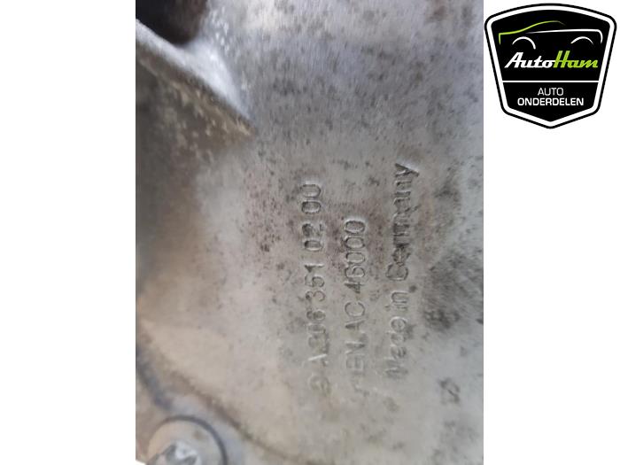 Differential hinten van een Mercedes-Benz C (W206) C-300 2.0 EQ Boost Turbo 2021
