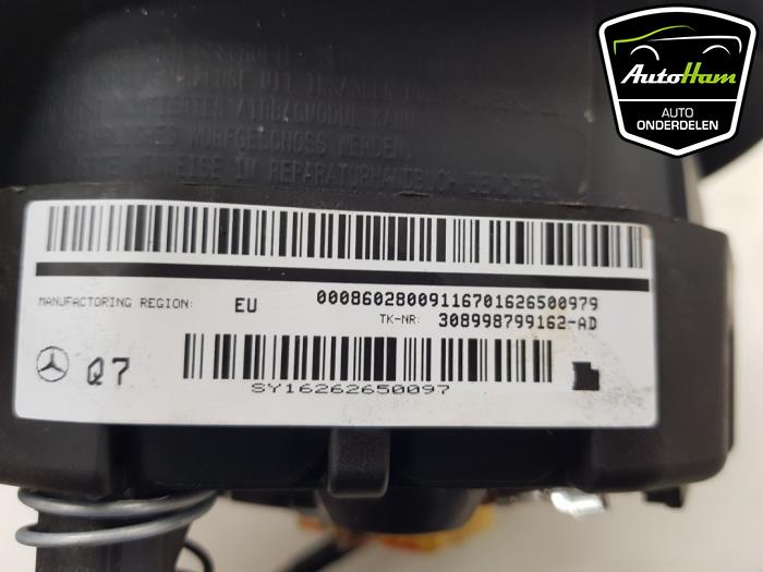 Left airbag (steering wheel) Mercedes C-Klasse AMG C-63 S,Edition 