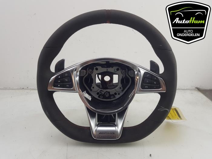 Używane Kierownica Mercedes C-Klasse AMG (W205) C-63 S,Edition 1 AMG 4.0 V8 Biturbo Cena € 575,00 Procedura marży oferowane przez AutoHam