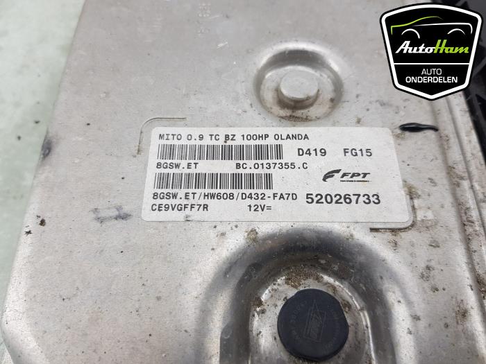 Engine management computer from a Alfa Romeo MiTo (955) 0.9 TwinAir 2015