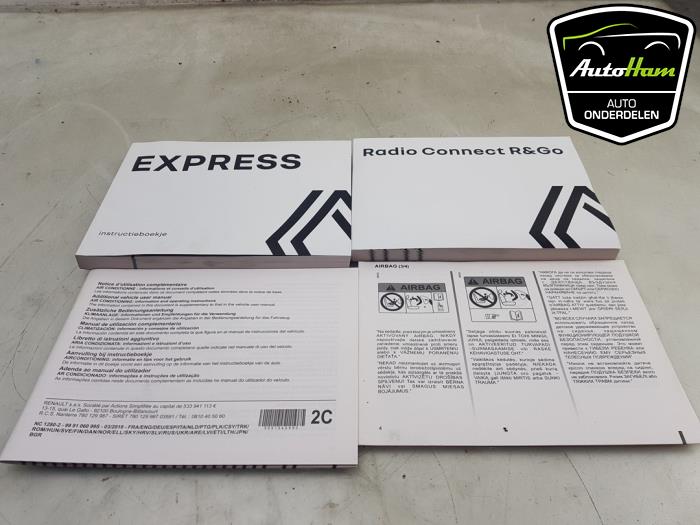 Używane Instrukcja Renault Express 1.5 dCi 95 Cena € 30,00 Procedura marży oferowane przez AutoHam