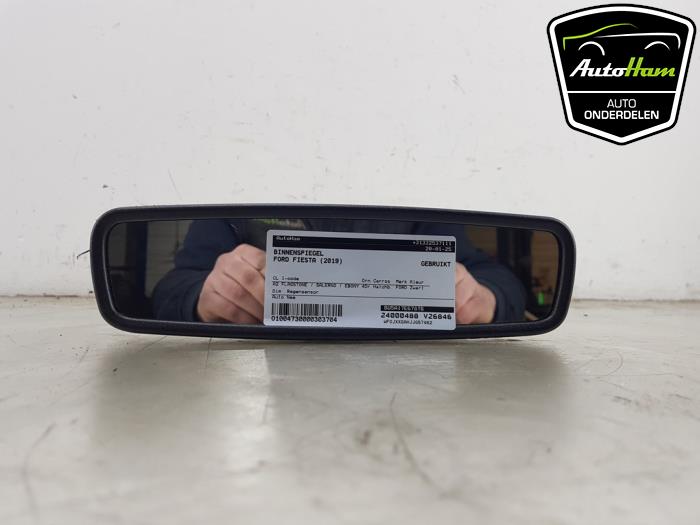 Używane Lusterko wewnetrzne Ford Fiesta 7 1.0 EcoBoost 12V 100 Cena € 35,00 Procedura marży oferowane przez AutoHam