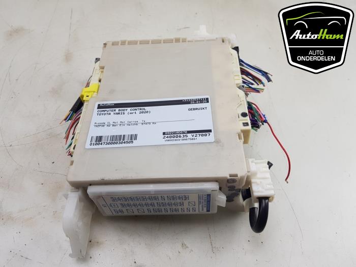 Used Body control computer Toyota Yaris III (P13) 1.5 16V Hybrid Price € 50,00 Margin scheme offered by AutoHam