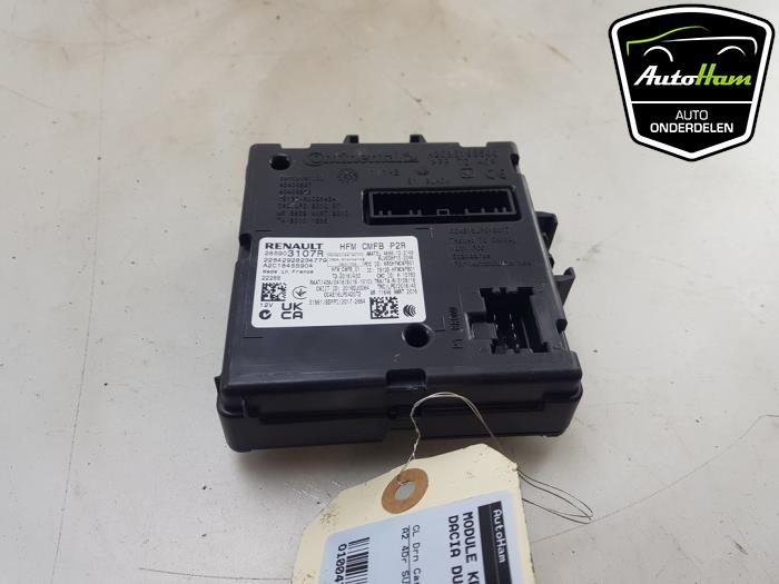 Używane Modul keyless vehicle Dacia Duster (SR) 1.0 TCE 100 Bi-Fuel, Eco-G 12V Cena € 75,00 Procedura marży oferowane przez AutoHam