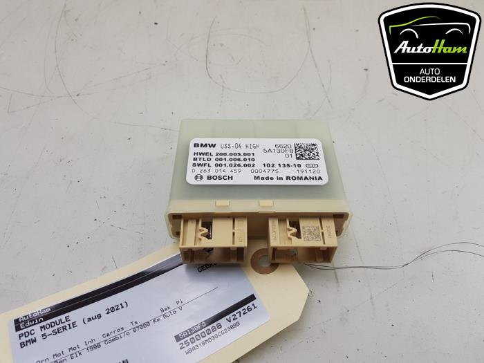 Begagnade PDC-modul BMW 5 serie Touring (G31) 530i 2.0 TwinPower Turbo 16V Mild Hybrid Pris € 40,00 Marginaltabell erbjuds av AutoHam