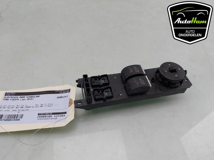 Usados Interruptor de ventanilla eléctrica Ford Fiesta 6 (JA8) 1.0 EcoBoost 12V Sport Precio € 20,00 Norma de margen ofrecido por AutoHam