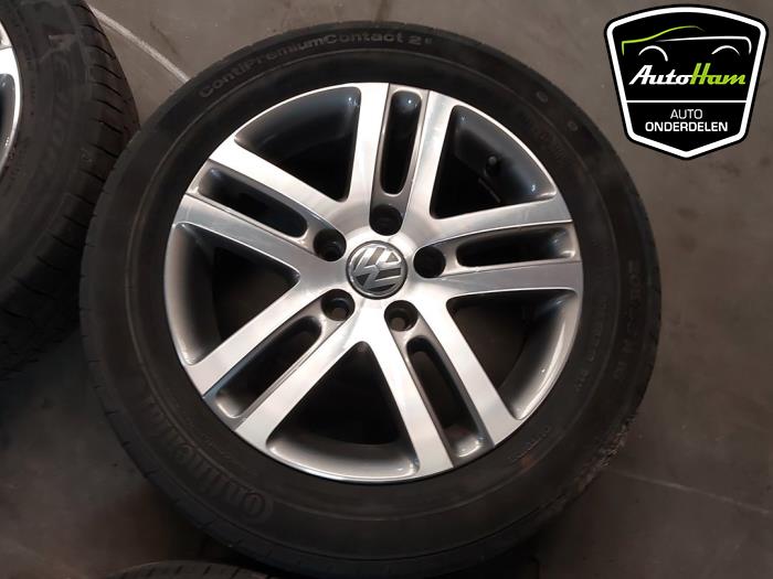 Sport rims set + tires Volkswagen Golf VI Cabrio 1.2 TSI - 1K0601025BM ...