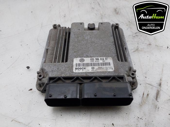 Used Engine management computer Volkswagen Touran (1T1/T2) 1.9 TDI 100 Price € 85,00 Margin scheme offered by AutoHam