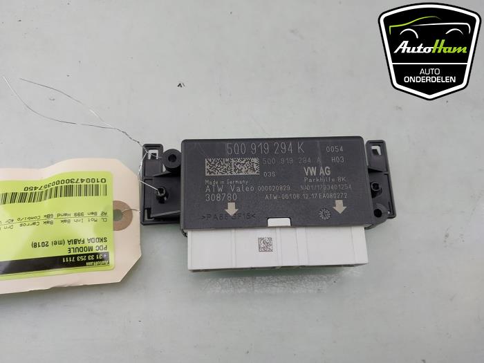 Begagnade PDC-modul Skoda Fabia III Combi (NJ5) 1.0 TSI 12V Pris € 15,00 Marginaltabell erbjuds av AutoHam