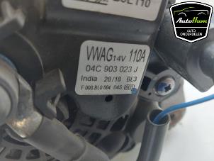 Dynamo van een Volkswagen Polo VI (AW1) 1.0 MPi 12V 2019