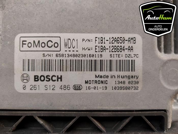 Engine management computer from a Ford Fiesta 6 (JA8) 1.0 EcoBoost 12V 100 2016