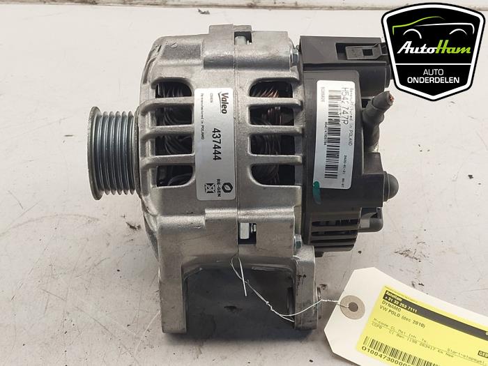 Gebrauchte Dynamo Volkswagen Polo V (6R) 1.2 12V Preis € 100,00 Margenregelung angeboten von AutoHam