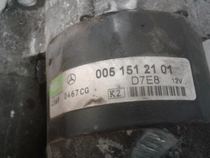 Begagnade Startmotor Mercedes A (W168) 1.4 A-140 Pris € 20,00 Marginaltabell erbjuds av AutoHam