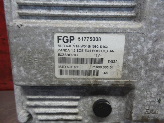 Used Engine management computer Fiat Panda (169) 1.3 JTD 16V Multijet Price € 69,99 Margin scheme offered by A-Team Automotive