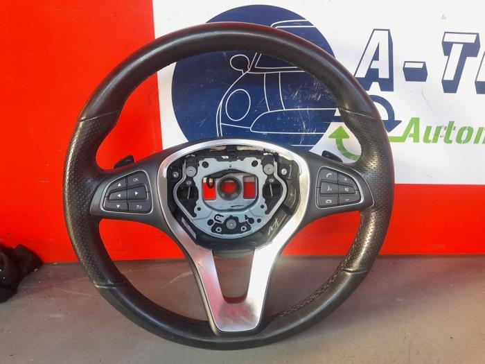 Steering wheel from a Mercedes-Benz GLE (W166) 350d 3.0 V6 24V BlueTEC 4-Matic 2016