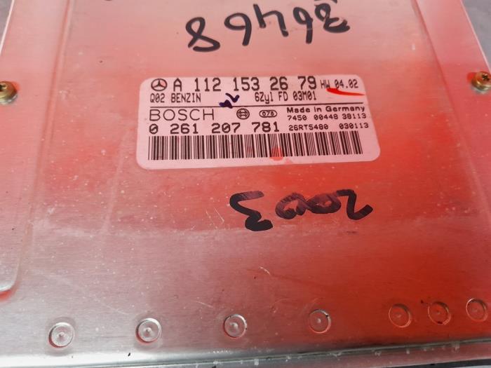 Engine management computer Mercedes E 2.6 E240 V6 18V A1121536679