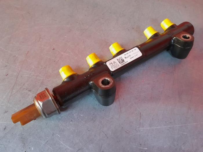 Fuel injector nozzle from a Peugeot 308 (L3/L8/LB/LH/LP) 1.6 BlueHDi 120 2014