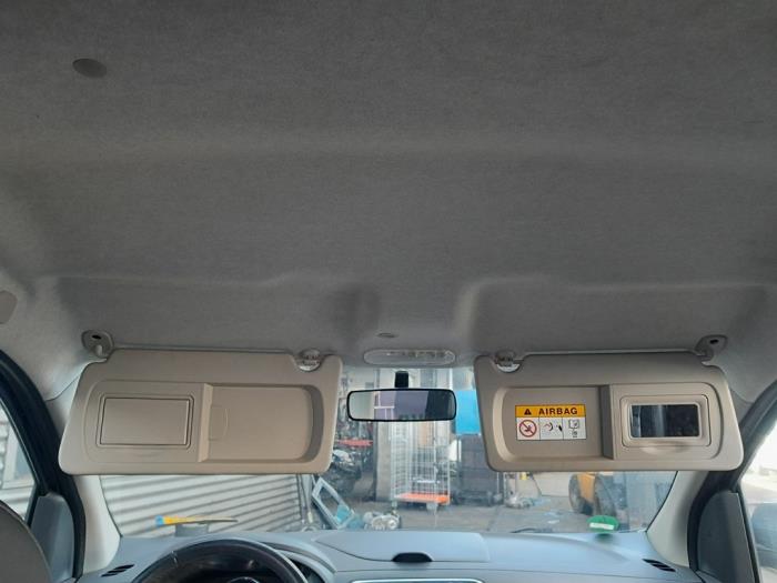 Sun visor from a Dacia Lodgy (JS) 1.2 TCE 16V 2015