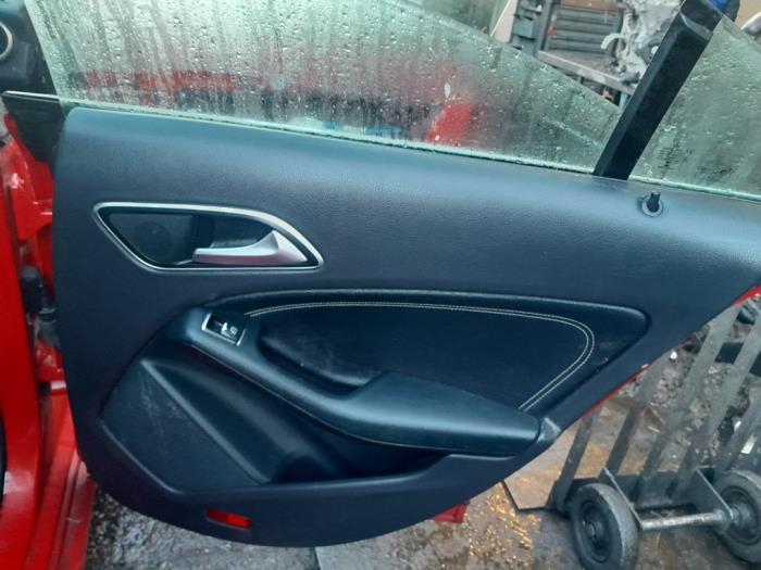 Rear door trim 4-door, right from a Mercedes-Benz CLA (117.3) 1.6 CLA-180 16V 2015