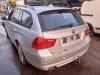 Rear end (complete) from a BMW 3 serie Touring (E91), 2004 / 2012 318d 16V, Combi/o, Diesel, 1.995cc, 105kW (143pk), RWD, N47D20C, 2007-09 / 2012-07, UX11; UX12; UT31; UT32 2009