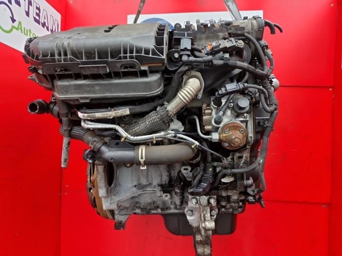 Motor van een Peugeot Partner (GC/GF/GG/GJ/GK) 1.6 HDI 75 Phase 1 2012