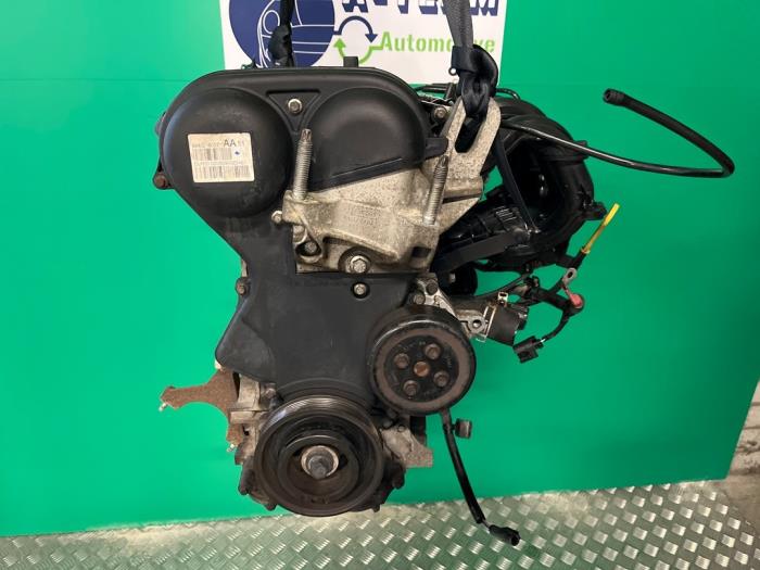 Engine from a Ford Fiesta 6 (JA8) 1.25 16V 2009