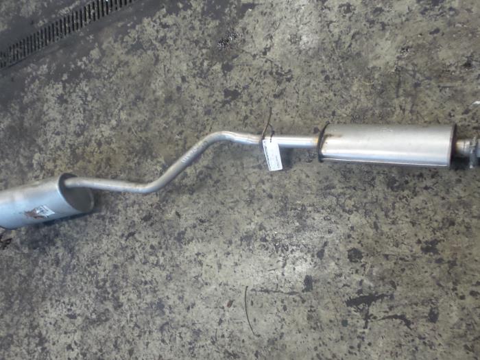Exhaust central + rear silencer from a Fiat Punto 1998