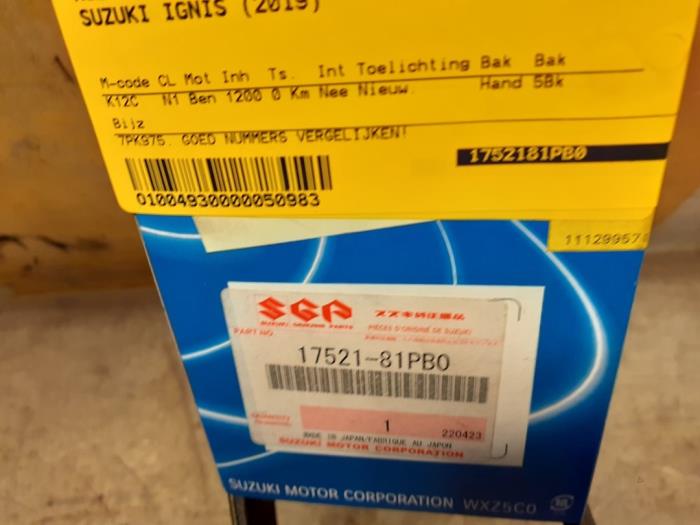 Usados Correa múltiple Suzuki Ignis (MF) 1.2 Dual Jet 16V 4x4 Precio € 13,15 Norma de margen ofrecido por Yellow Parts