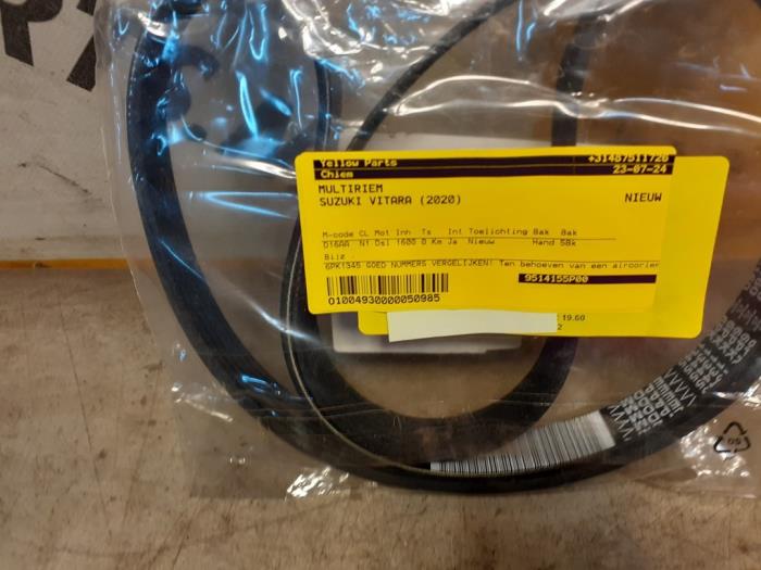 Nuevos Correa múltiple Suzuki Vitara (LY/MY) 1.6 16V DDiS Precio € 27,71 IVA incluido ofrecido por Yellow Parts