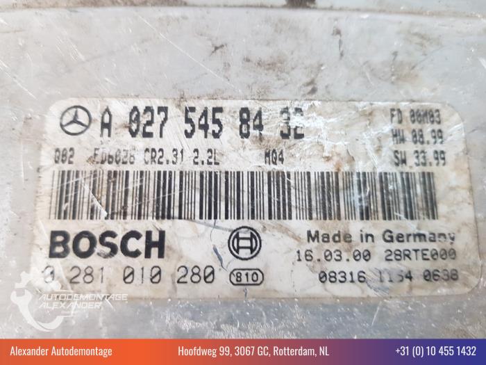 Engine management computer Mercedes Sprinter 3t 311 CDI 16V