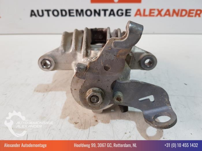 Rear brake calliper, left from a Volkswagen Polo VI (AW1) 1.0 TSI 12V BlueMotion 2018