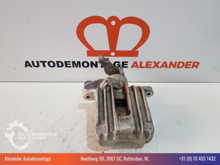 Rear brake calliper, left from a Volkswagen Polo VI (AW1) 1.0 TSI 12V BlueMotion 2018