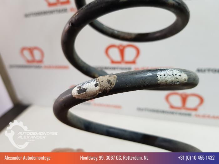 Rear coil spring from a Renault Megane III Grandtour (KZ) 1.5 dCi 110 2012