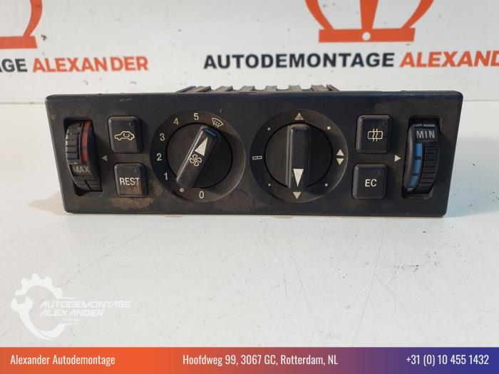 Heater control panel from a Mercedes-Benz SL (R129) 3.0 300 SL 24V 1991