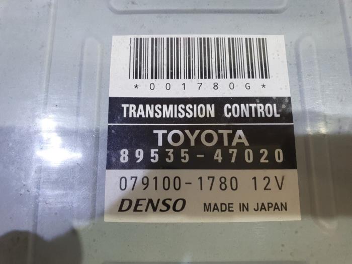 Automatic Gearbox Computer Toyota Prius 1 5 16V 8953547020 1NZFXE P112 automatic-gearbox-computer-toyota-prius-1-5-16v-8953547020-1nzfxe-p112