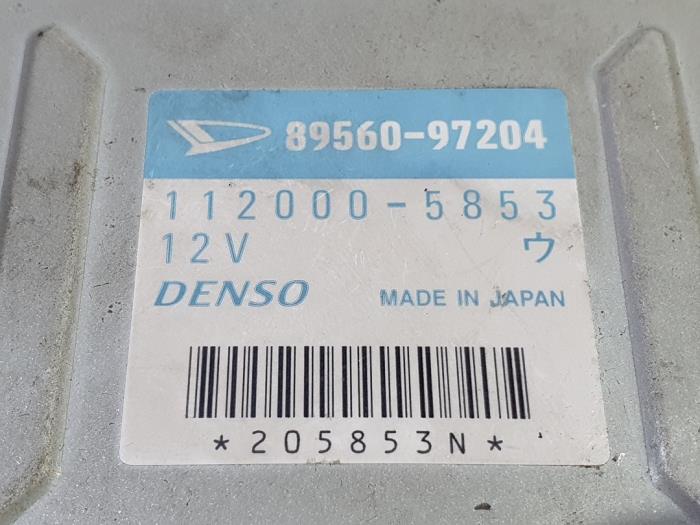 Engine management computer from a Daihatsu Sirion/Storia (M1) 1.0 12V 2000
