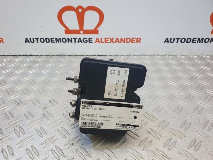 Usagé Pompe ABS Volkswagen Polo V (6R) 1.4 TDI DPF BlueMotion technology Prix € 19,99 Règlement à la marge proposé par Alexander Autodemontage