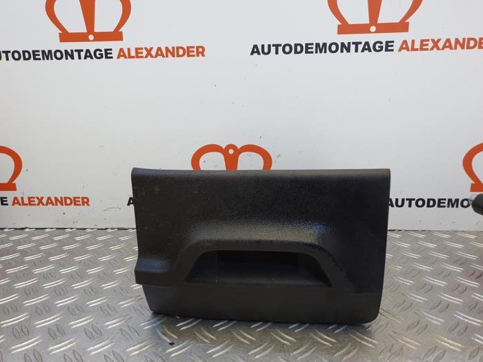Storage box under front seat, left from a Volkswagen Polo V (6R) 1.6 TDI 16V 90 2011