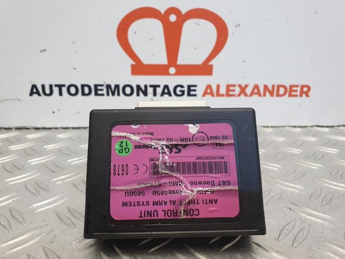 Używane Modul alarmu Chevrolet Spark (M300) 1.0 16V Bifuel Cena na żądanie oferowane przez Alexander Autodemontage
