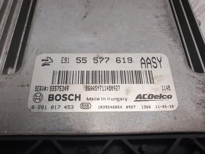 Engine management computer from a Opel Insignia 2.0 CDTI 16V 163 Ecotec 2013