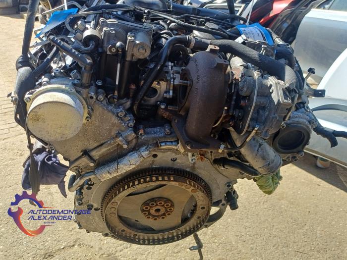 Engine from a Audi Q7 (4LB) 3.0 TDI V6 24V 2008